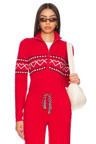 Monterosa Blanche Half-zip Sweater | Revolve Clothing (Global)