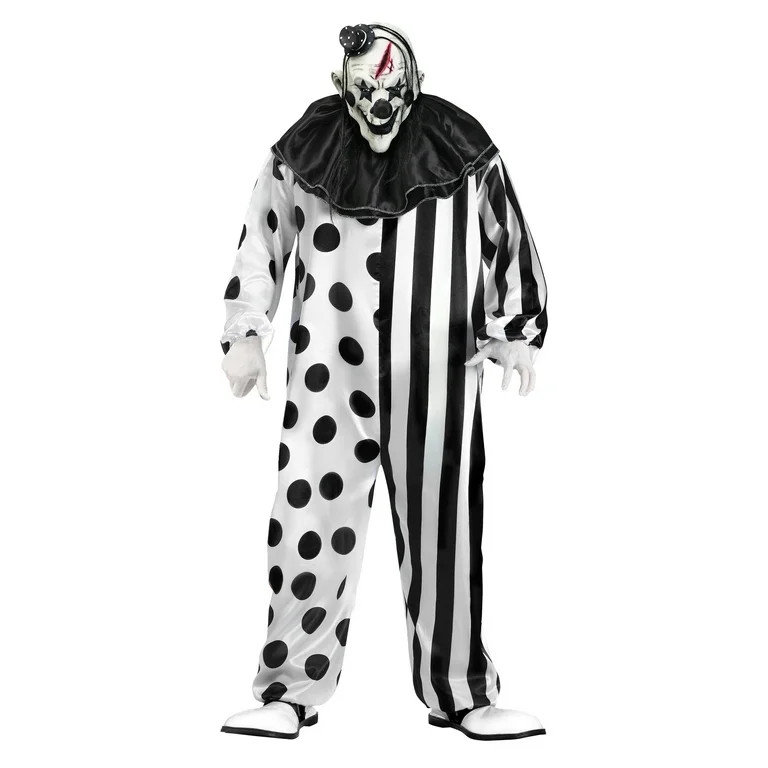 Killer Clown Halloween Costume for Adults, Mens Size L, by Fun World | Walmart (US)