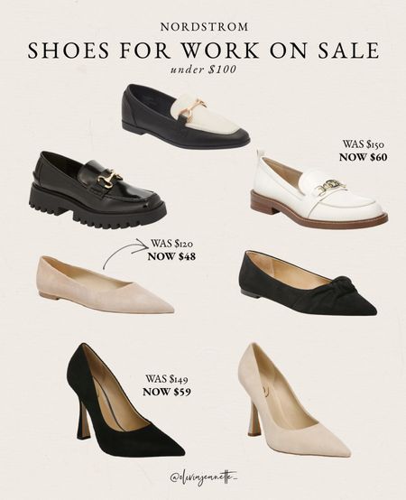 Shoes for work on sale at Nordstrom. Under $100

#LTKworkwear #LTKstyletip #LTKunder100