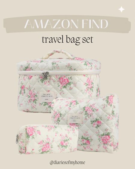 Amazon find: travel bag set

#amazonfind #amazon #travel #travelbags #amazonfashion 

#LTKFindsUnder50 #LTKFindsUnder100 #LTKTravel