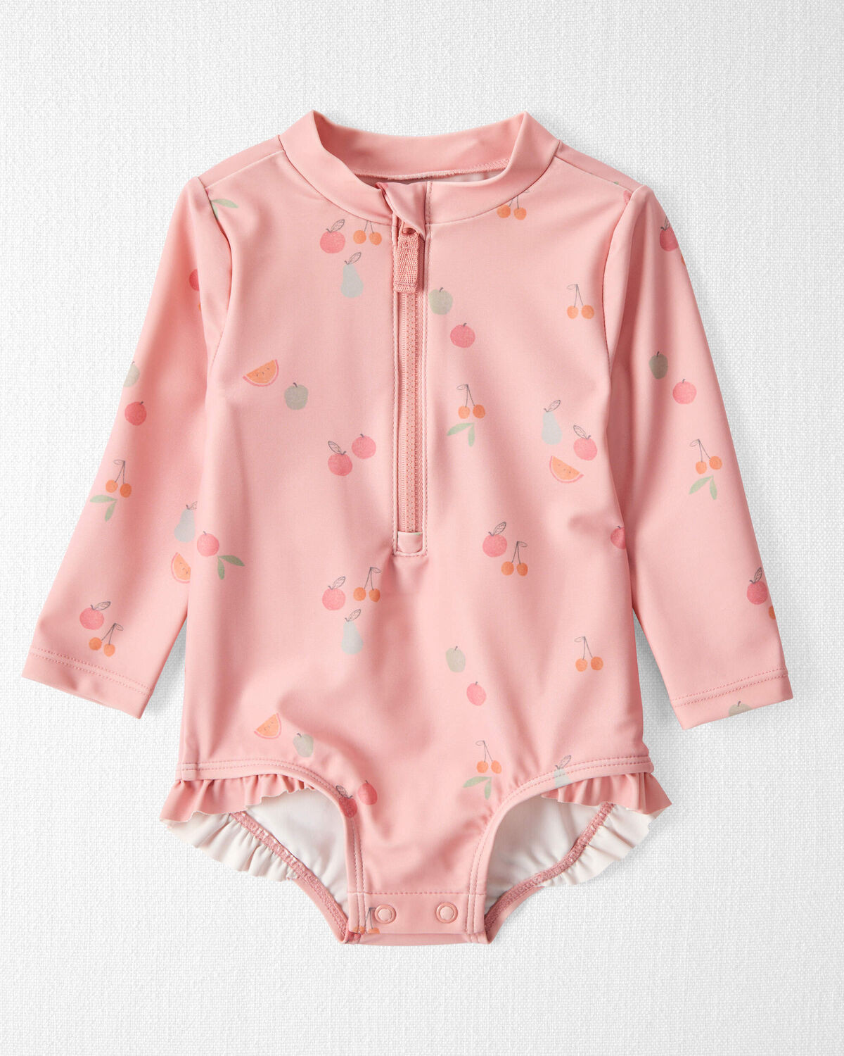 Baby Girl Recycled Ruffle Swimsuit - Little Planet | Carter's | Carter's Inc
