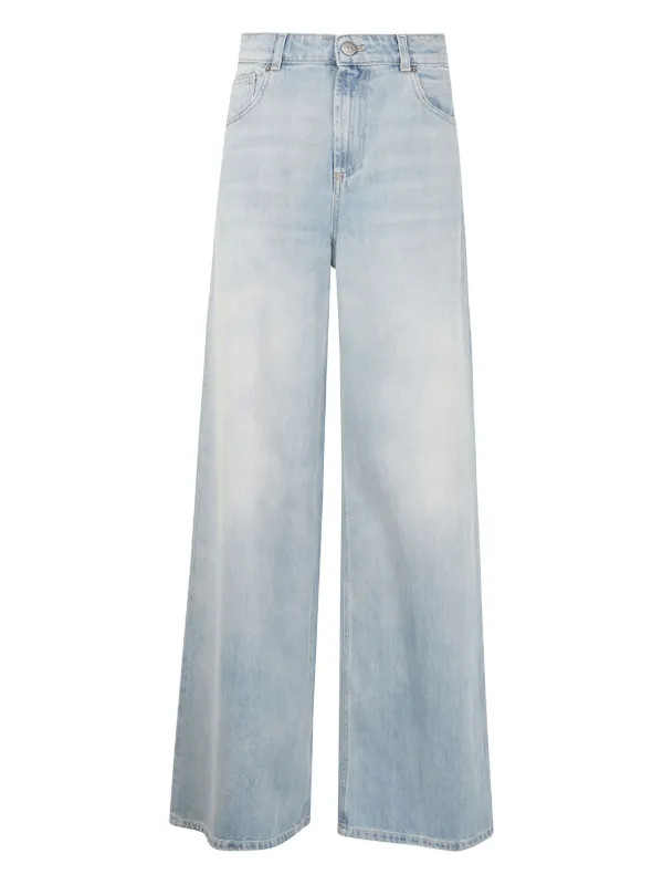 TWINSET Jeans Mit Logo-Patch | Blau | FARFETCH DE | Farfetch Global