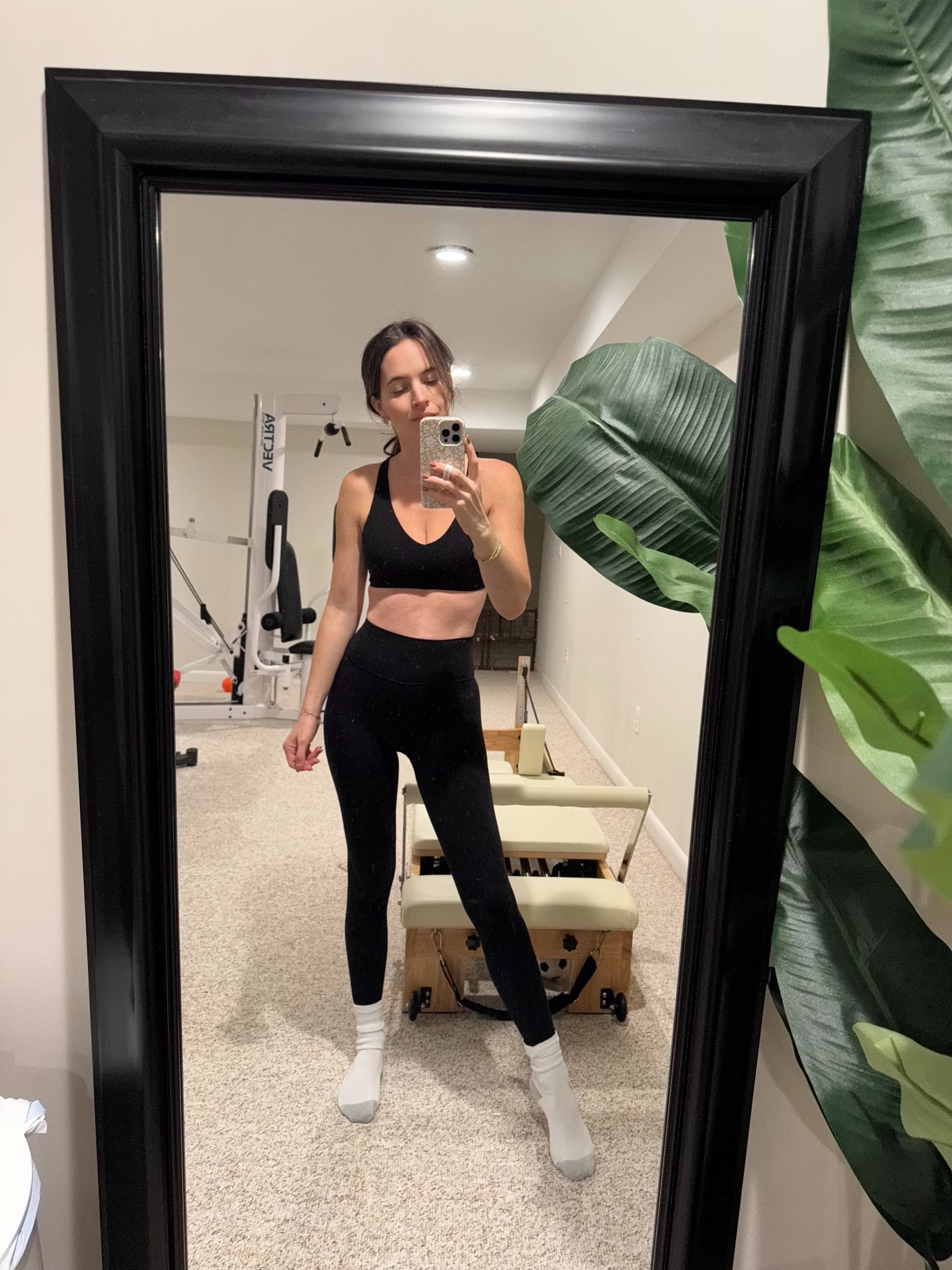 Athleta Transcend line is one of my favorites for Pilates. Also loving my at-home reformer! 

#LTKFindsUnder100 #LTKActive #LTKOver40