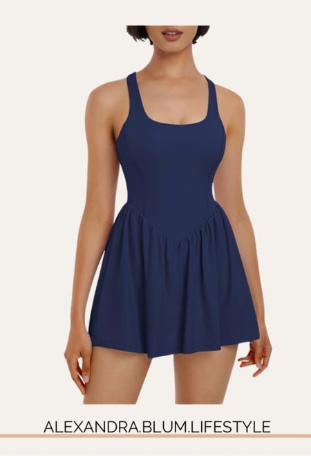 Blue athletic dresses and tennis dresses! Sports dress! Amazon finds! Casual short dress! Perfect travel outfit! Pickle ball outfit! Tennis dresss

#LTKfindsunder50 #LTKfitness #LTKActive
