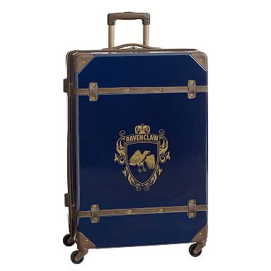 Harry Potter™ Hard-Sided Ravenclaw™ Checked Spinner Suitcase | Pottery Barn Teen | Pottery Barn Teen