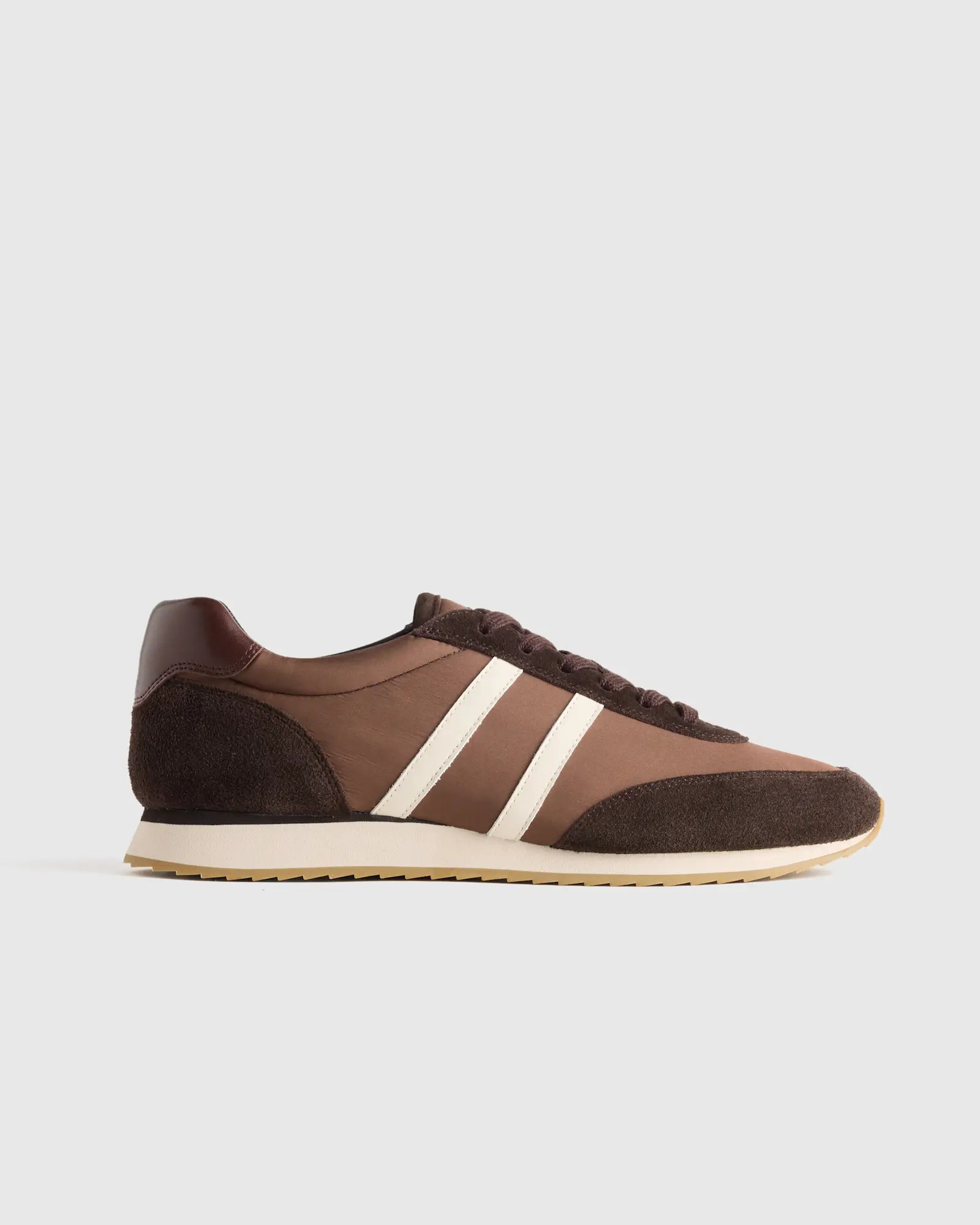 Italian Suede and Re-Nylon Retro Runner | Quince
