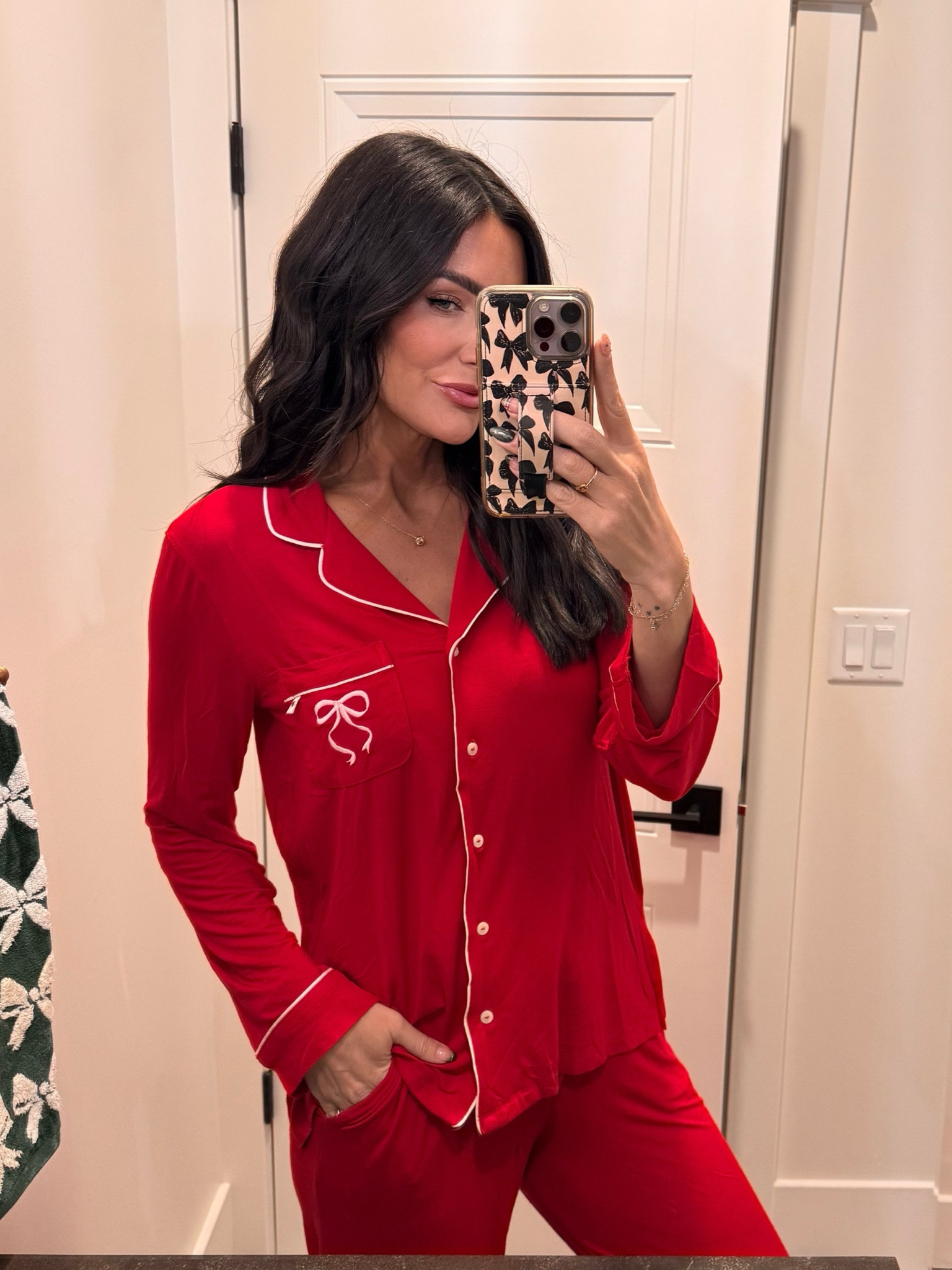 Christmas Day pajamas (small long) 

#LTKFindsUnder100 #LTKFindsUnder50 #LTKStyleTip