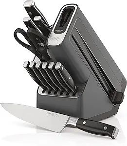 Ninja K32012 Foodi NeverDull Premium Knife System, 12 Piece Knife Block Set with Built-in Sharpen... | Amazon (US)