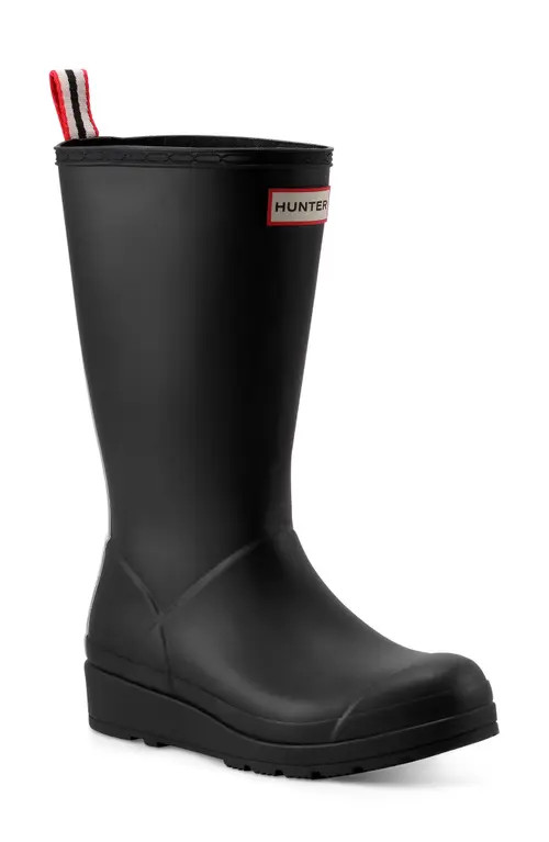 Hunter Original Play Tall Waterproof Rain Boot in Black at Nordstrom, Size 9 | Nordstrom