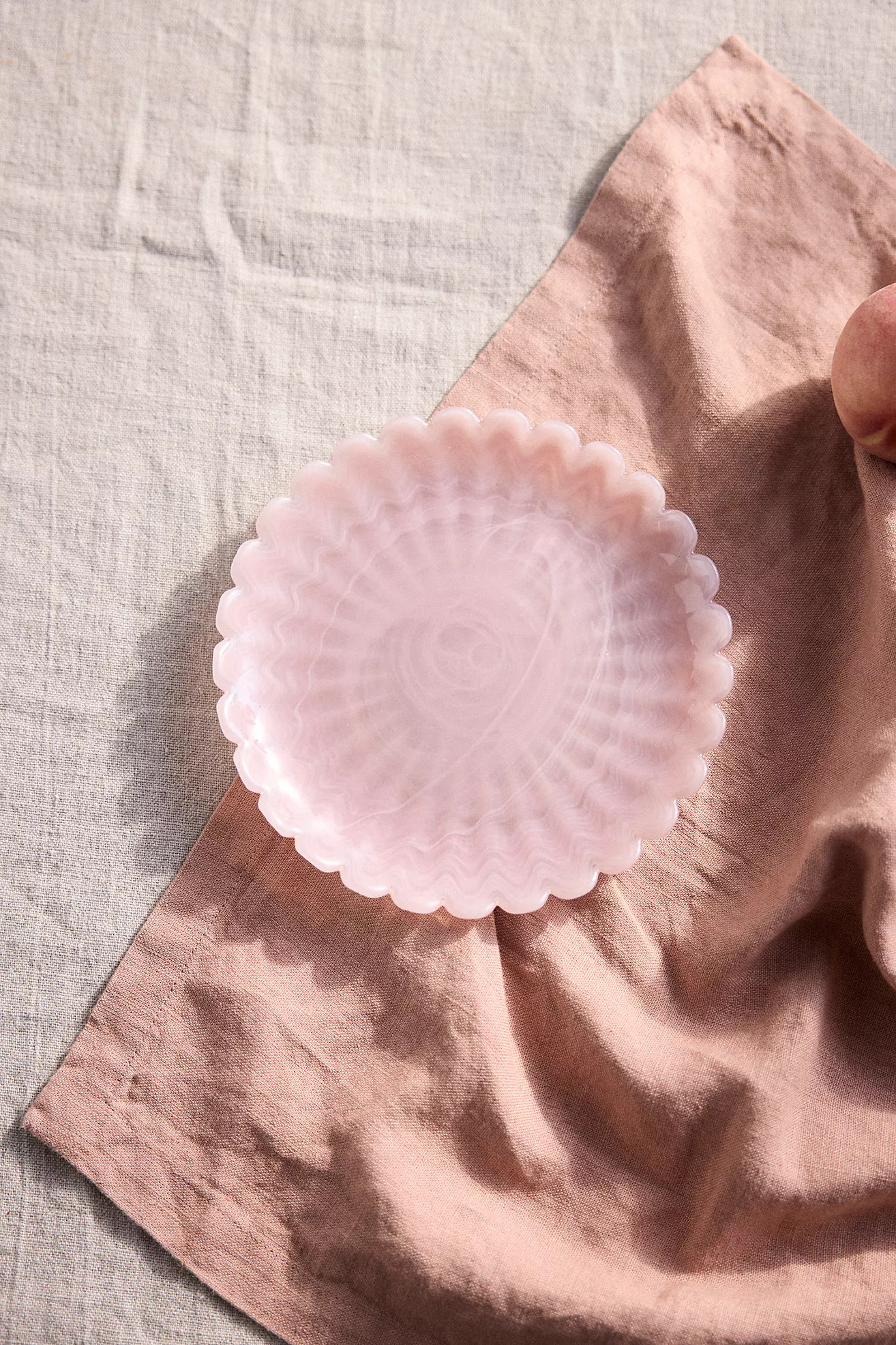 Scalloped Glass Plate | Anthropologie (US)