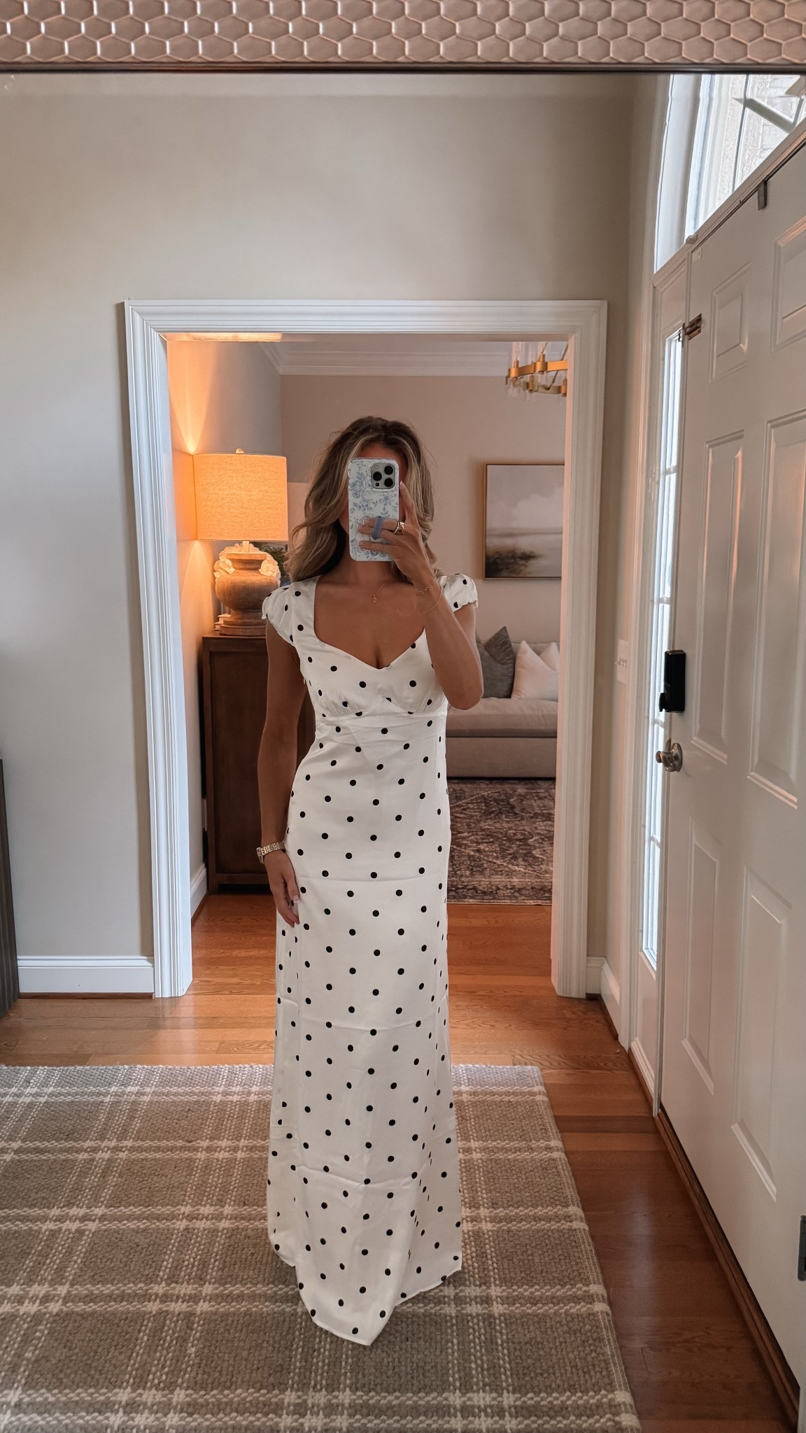 polka dot OBSESSED right now🤍 under $100 revolve dress and SO cute. i love this for valentines day or any date night 🫶🏽 

#LTKU #LTKootd #LTKValentine