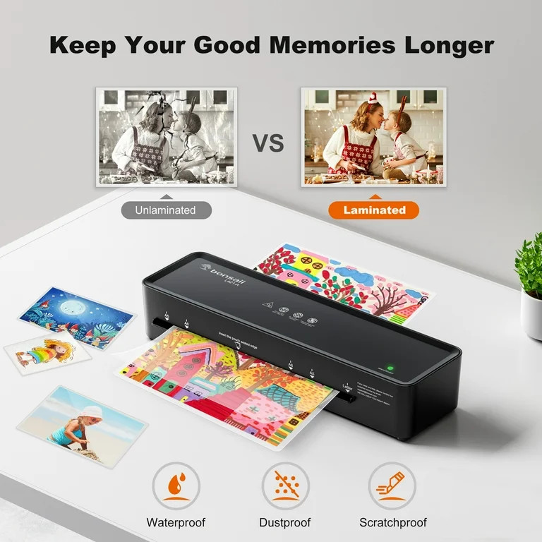 Bonsaii A4 Laminator Machine with Laminating Sheets Thermal Laminator for Home Office School | Walmart (US)