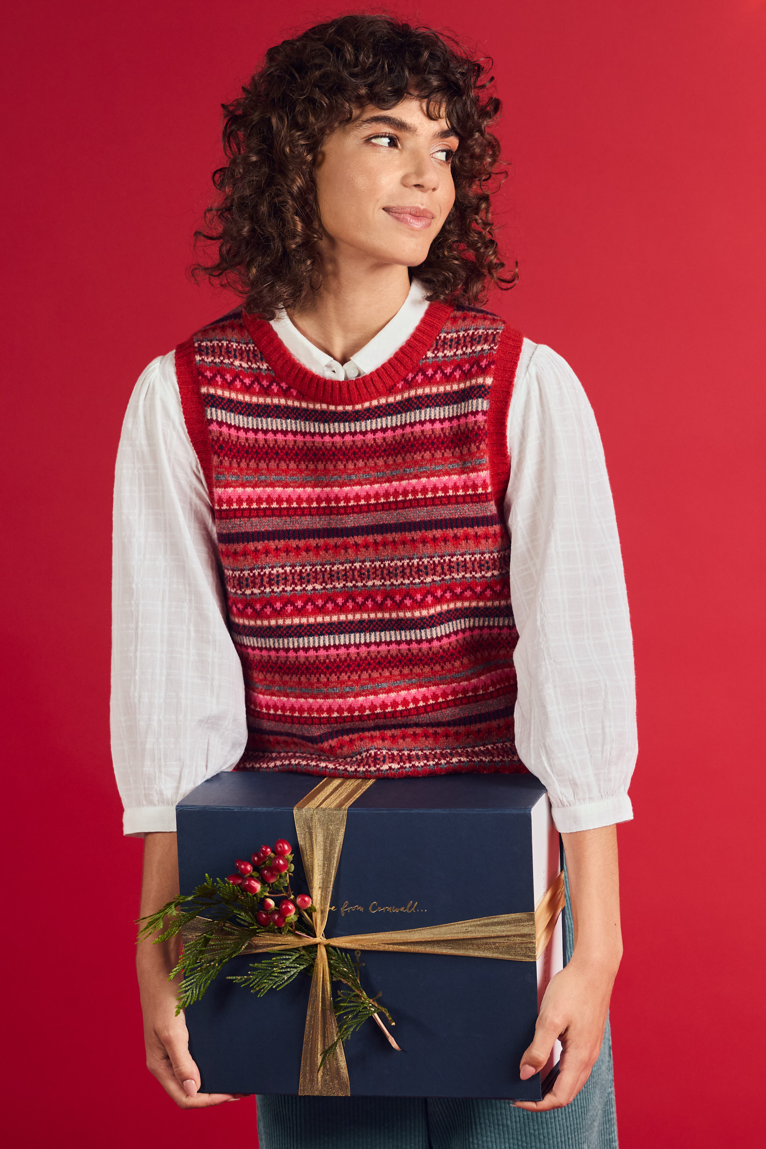 Percella Cove Fair Isle Knitted Vest | Seasalt Cornwall