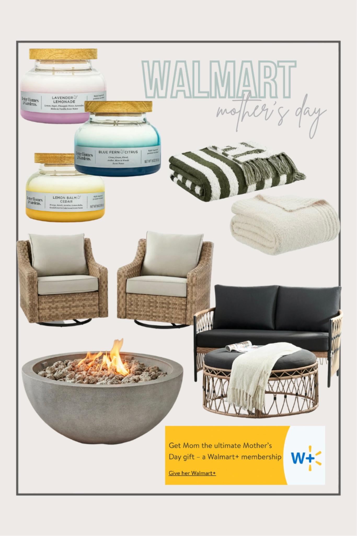 Walmart mothers Day options. 
Or get the Walmart+ Membership
@walmart #walmartpartner #ad 

#LTKGiftGuide #LTKunder50 #LTKhome