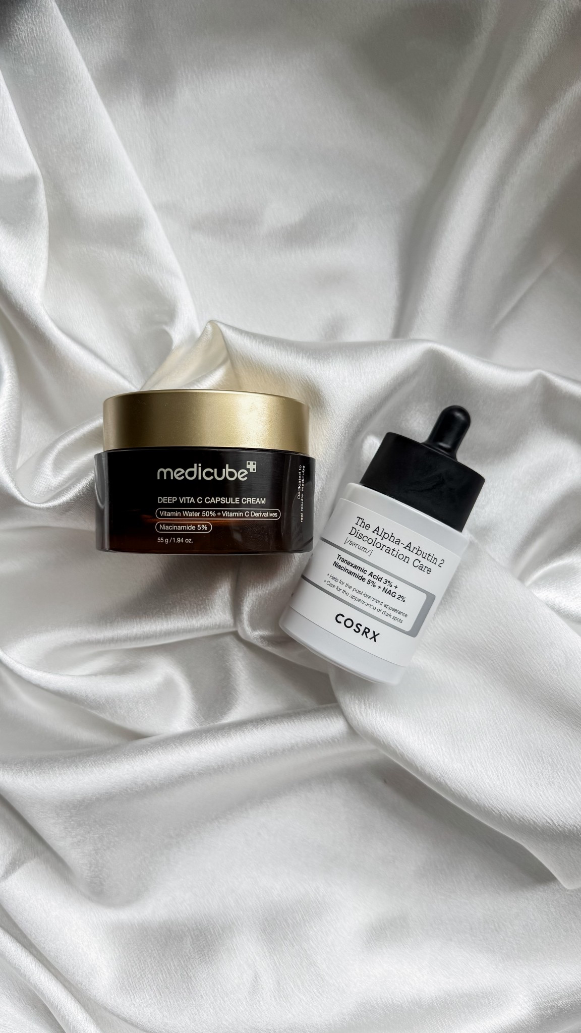 Current duo for fading my dark spots ✨

—

#kbeauty #kbeautyaddict #skincare #medicube #cosrx #darkspots #skincarecommunity #koreanskincareproducts 

#LTKFindsUnder100 #LTKBeauty #LTKFindsUnder50