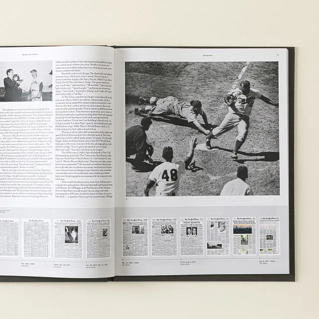 New York Times Custom Baseball Book, Atlanta Braves | UncommonGoods