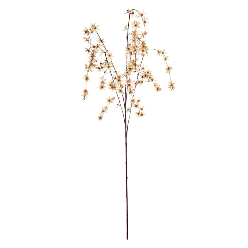 Ivory Star Flower Branch, 47" | At Home
