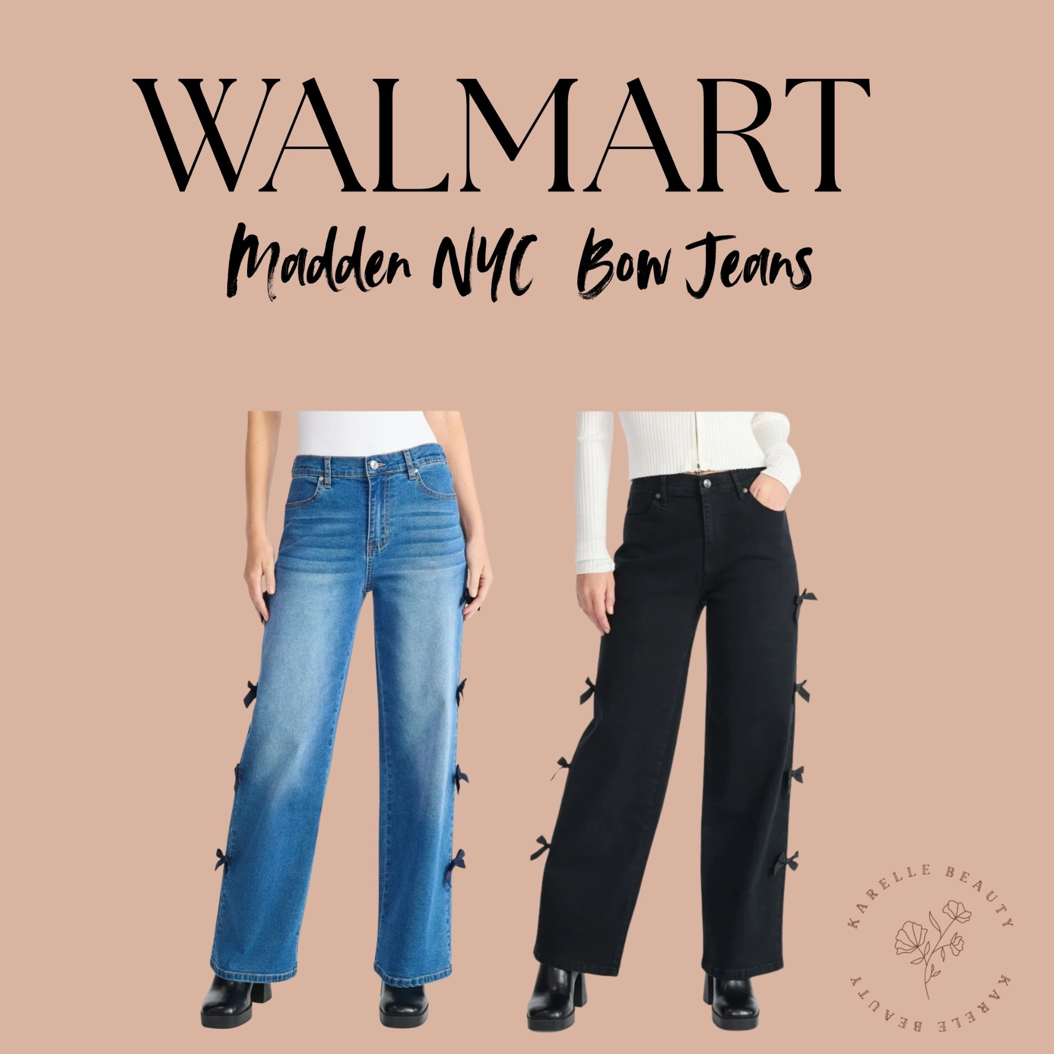 Madden NYC  Bow Jeans

#LTKSeasonal #LTKPlusSize #LTKFindsUnder50