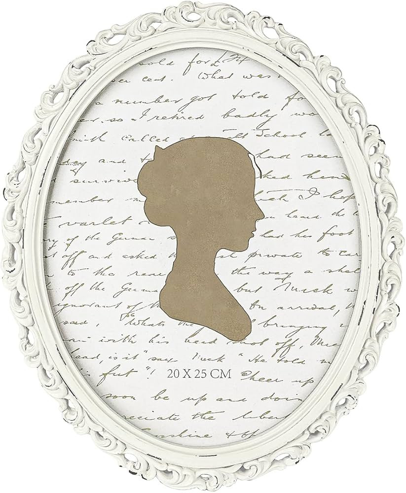 Sunlit Vintage Picture Frame 8x10 Inch, Oval Antique Photo Frames with Glass Front, Luxury Photo ... | Amazon (US)