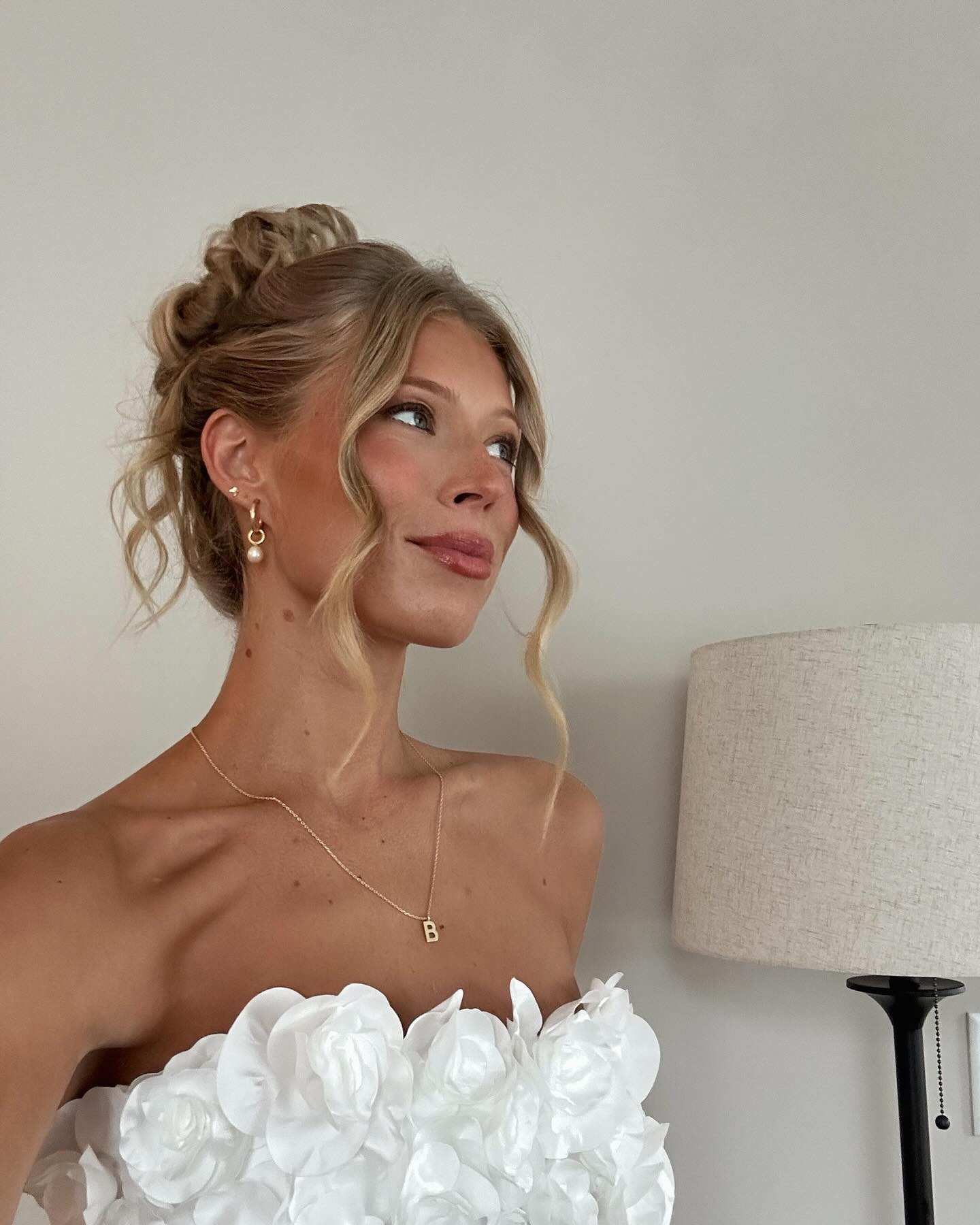 bridal look - rehearsal dinner hair and makeup 