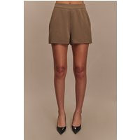 Korrie Suiting Short - Cacao Brown I MESHKI I Size XXL | MESHKI US