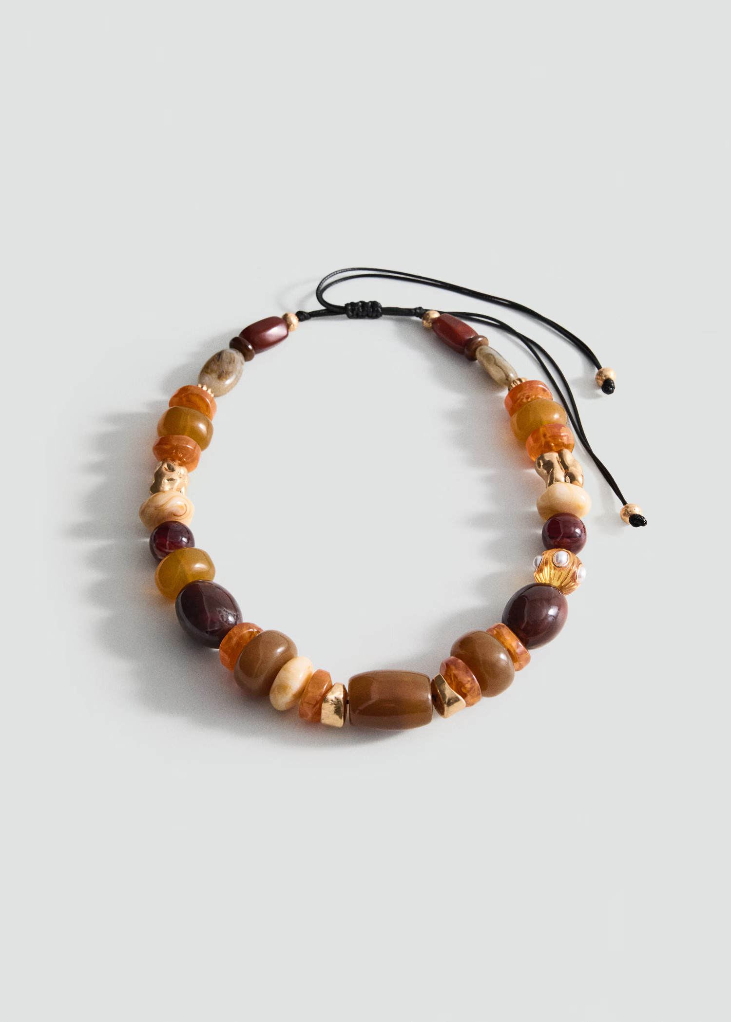 Maxi necklace with combined resin balls - Women | MANGO USA | Mango (US/MX/AU)