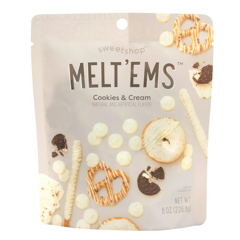Sweetshop Melt'ems Cookies & Cream Melting Chocolate, 8oz | Walmart (US)