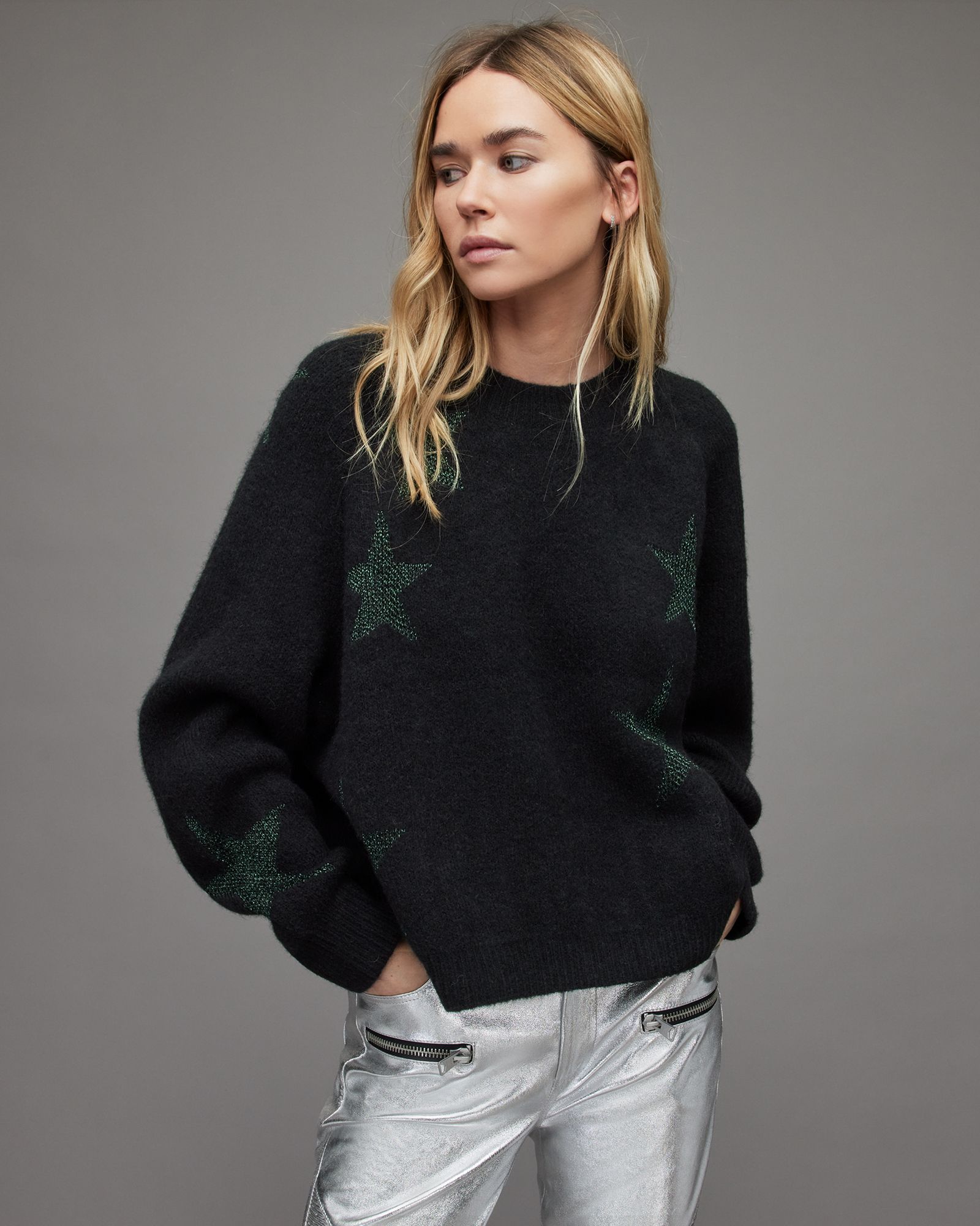 Star Jacquard Sweater | AllSaints US