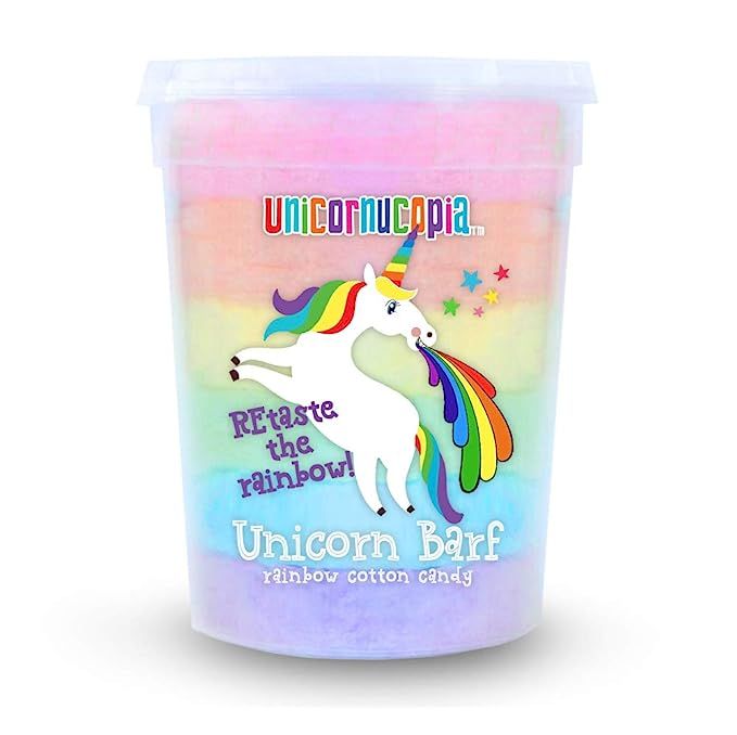 Unicorn Barf Cotton Candy - Rainbow Layers - Unicorn Party Favors Supplies Birthday Treats for Ki... | Amazon (US)