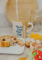 Heavy Eyes, Full Cup Coffee Cup | Alice & Wonder