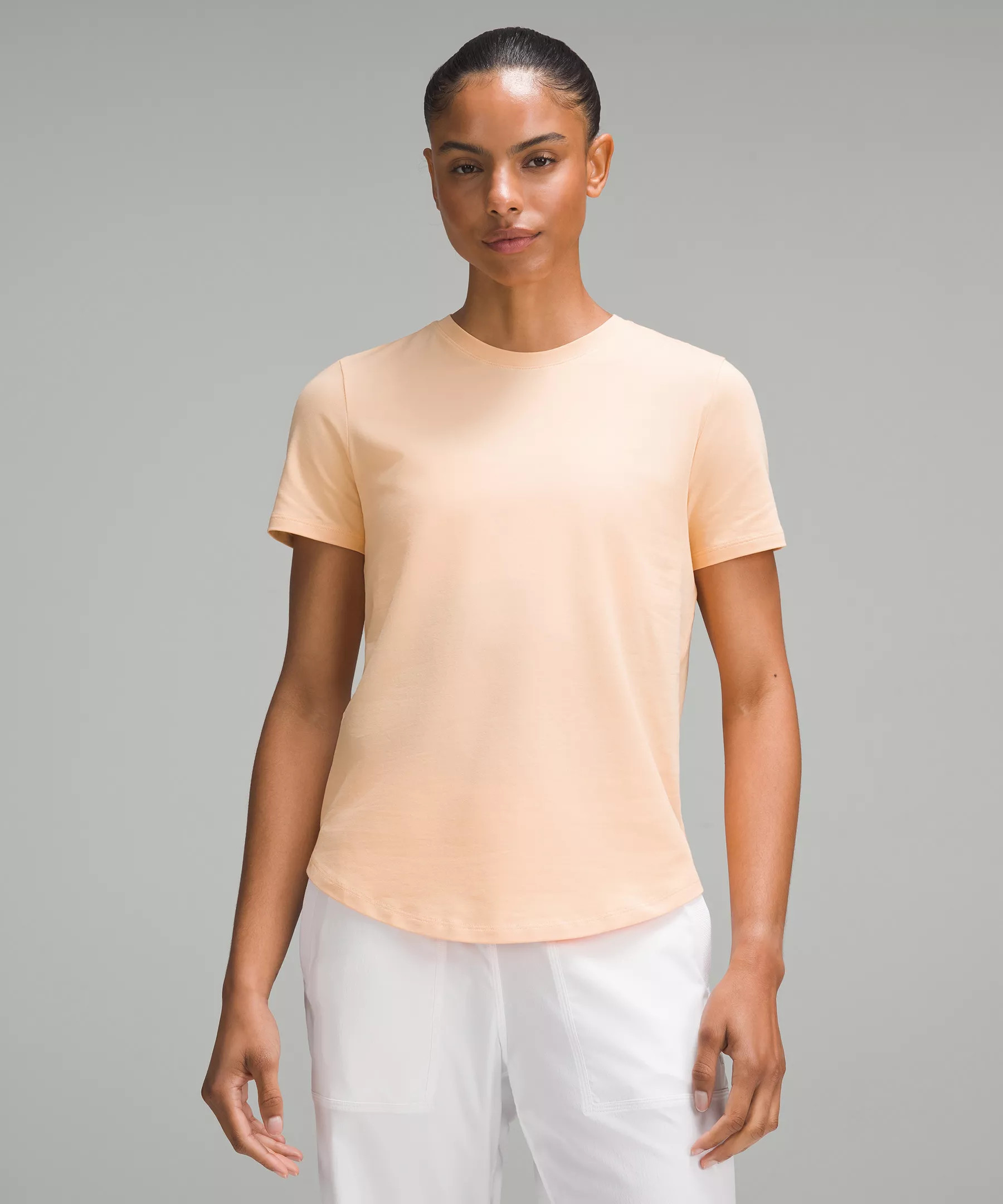 Love Curved-Hem Crewneck T-Shirt | Lululemon (US)