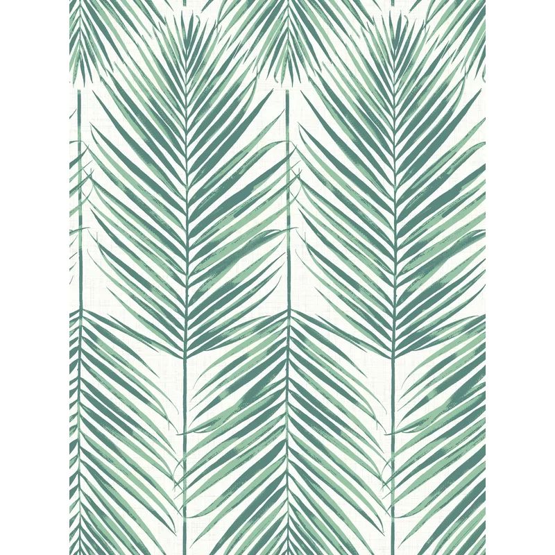 Paradise and Leaves Contemporary 27' L x 27" W Wallpaper Roll | Wayfair North America