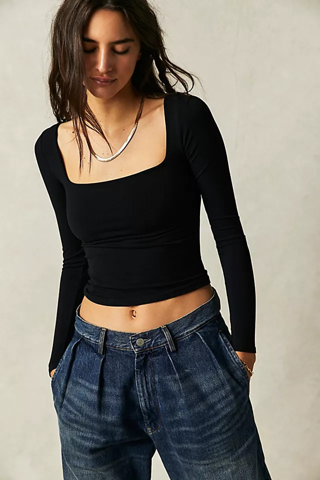 Clean Lines Long Sleeve | Free People (Global - UK&FR Excluded)