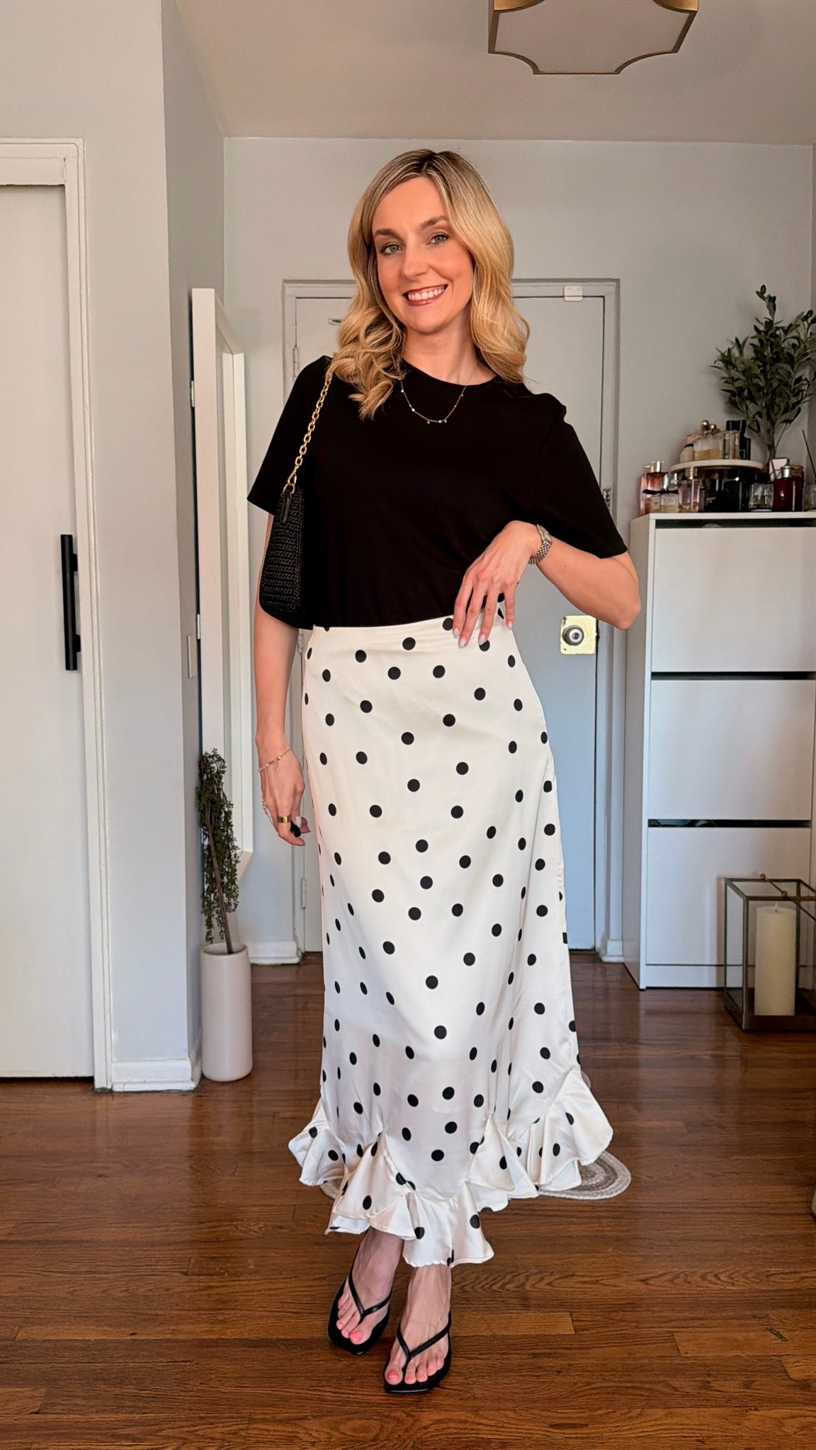 I feel 10x better when my outfit is actually planned - even if it’s just one piece that inspired the whole look. So here I am… giving my @Macys  polka dot skirt a little Pinterest moment 🤍

Spring outfit • spring fashion • Pinterest outfit inspo • polka dot skirt • outfit ideas • everyday style • elevated basics

#LTKootd #LTKgrwm #LTKdayinmylife
