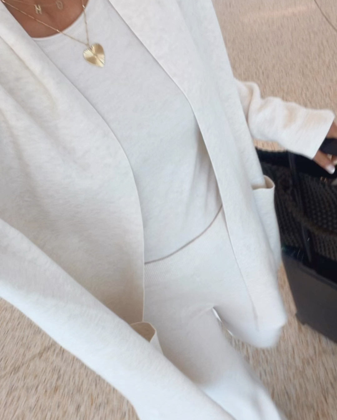 Airport outfit idea. I'm 5'7 and wearing size small in all pieces. 