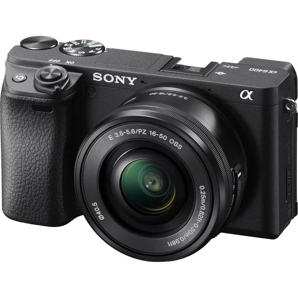 Sony Alpha a6400 Mirrorless Digital Camera with 16-50mm Lens - Walmart.com | Walmart (US)