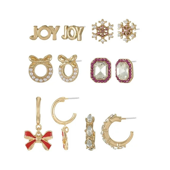 Packed Party Joy Christmas Earring Set | Walmart (US)