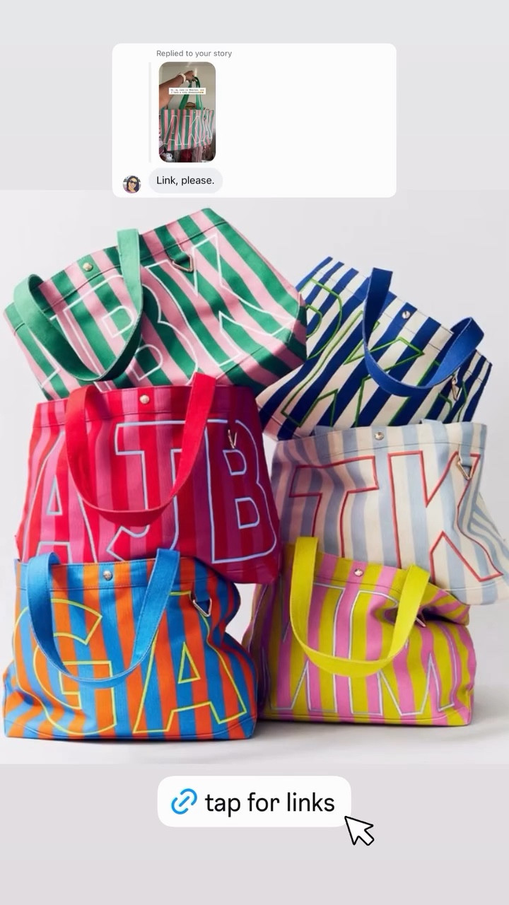 These striped totes are perfect for summer! Lord of colors and 3 size options 

#LTKmomlife