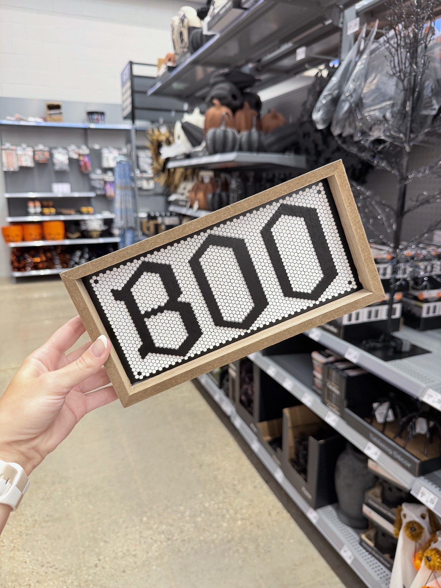 This “boo” tabletop Halloween sign makes for the cutest Halloween decor in your home with fall/halloween season! @Walmart

#LTKSeasonal #LTKHome #LTKmomlife