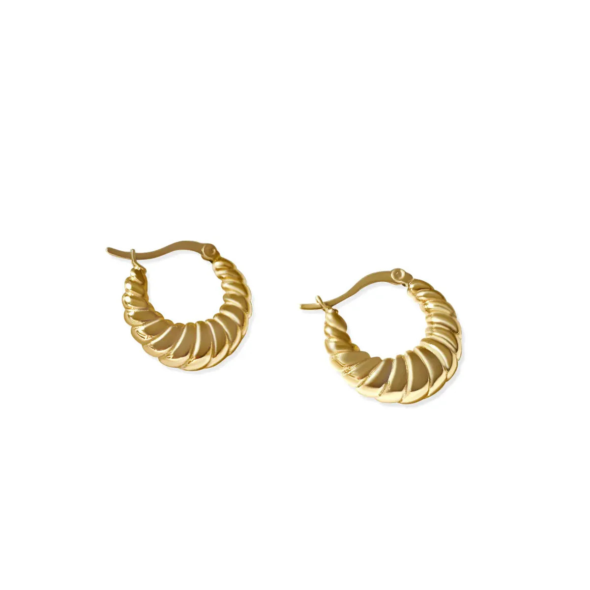 Croissant Hoop Earrings | Anisa Sojka