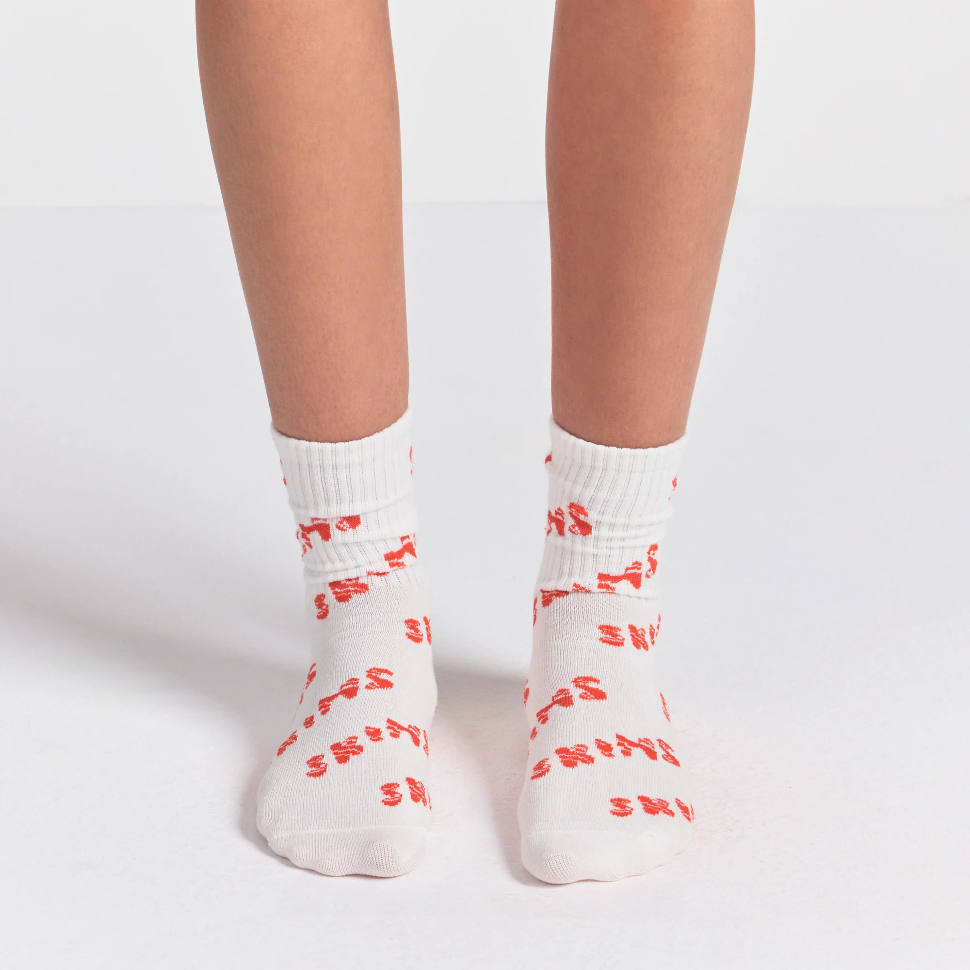 RIBBED CREW SOCK 3-PACK | MARBLE CANDY MULTI | SKIMS (US)