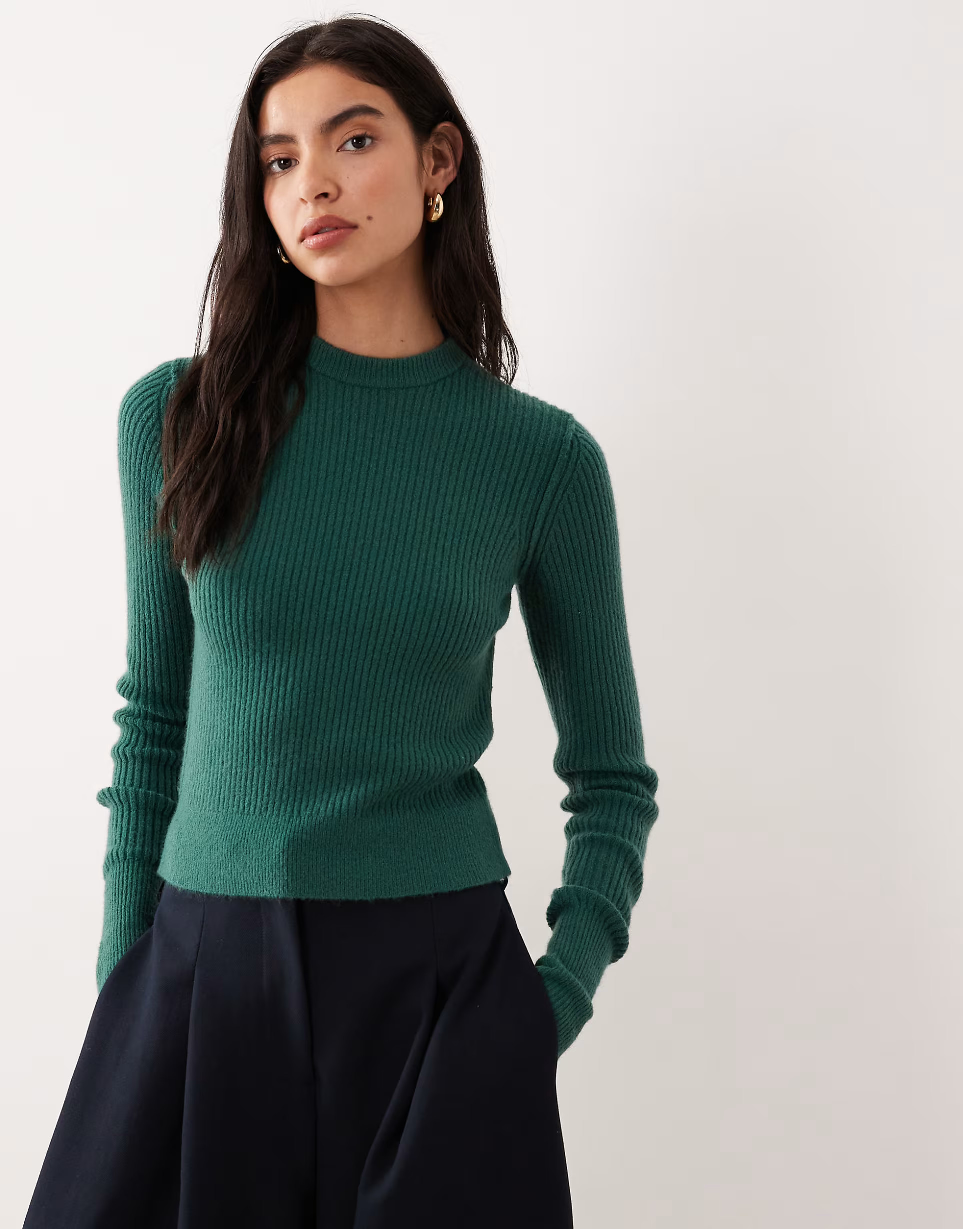 Free People - Even After - Trui in groen | ASOS (Global)