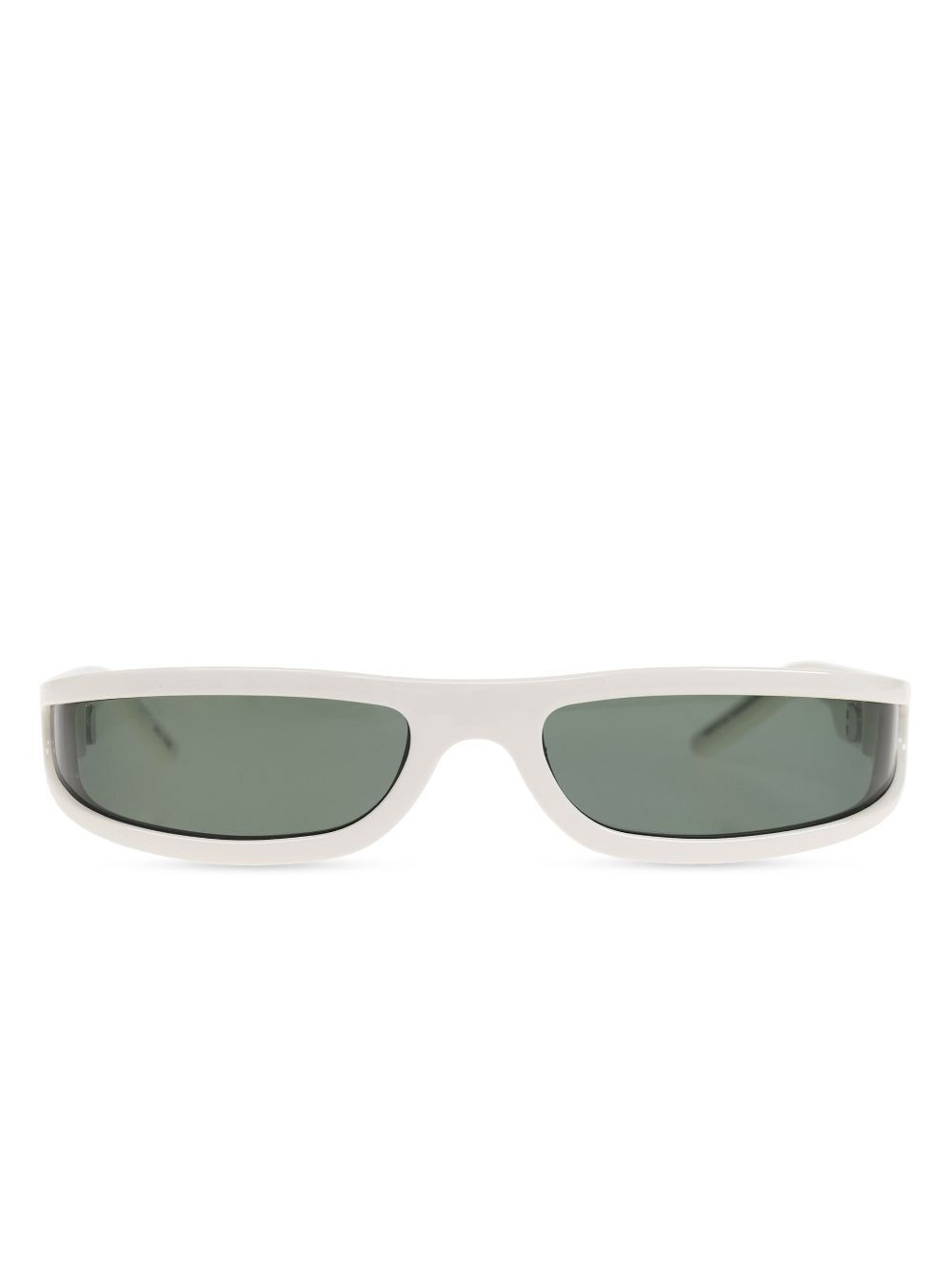 Rick Owens Fog sunglasses - White | Farfetch Global