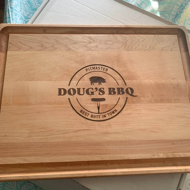 Father’s Day Gift | Grill Master Cutting Board Carving Board | Engraved Cutting Board | BBQ Cut... | Etsy (US)