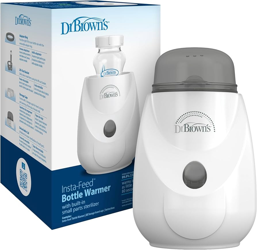 Dr. Brown's Insta-Feed Baby Bottle Warmer and Sterilizer for Baby Bottles and Baby Food Jars | Amazon (US)