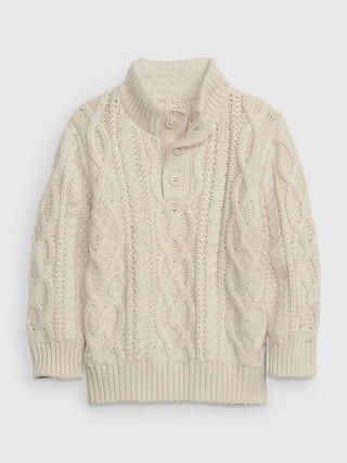 Toddler Cable-Knit Sweater | Gap (US)