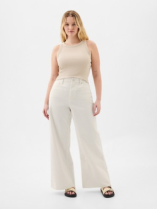 High Rise Wide-Leg Jeans | Gap Factory
