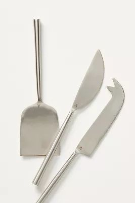 Streamlined Cheese Knives, Set of 3 | Anthropologie (US)