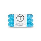 Teleties - Neon Hair Ties - Hair Coils - 3 pack (Large, Cool Blue) | Amazon (US)