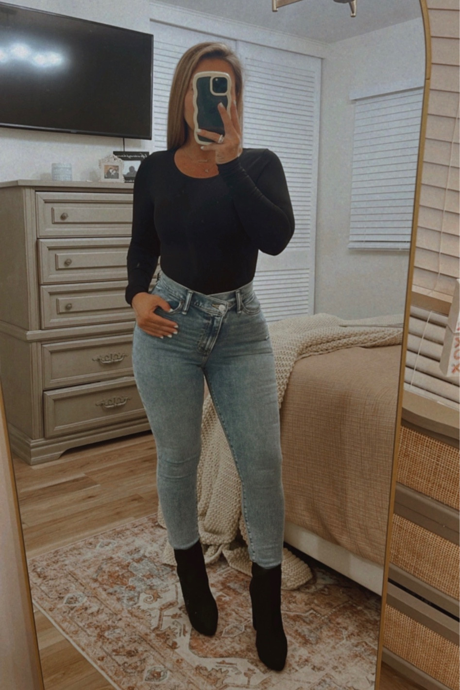 My fave jeans & body suit combo :) #abercrombie #amazon #amazonfinds #ootd #ltkootd 

#LTKcurves #LTKfit #LTKFind